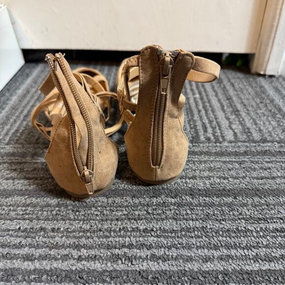 Report Bree Camel Faux Suede Pointed Toe Flats Size 9 - Picture 5 of 8